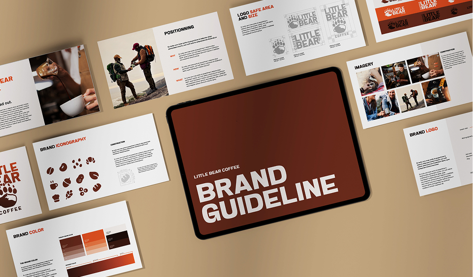 Développement d'une charte graphique pour un café Belge