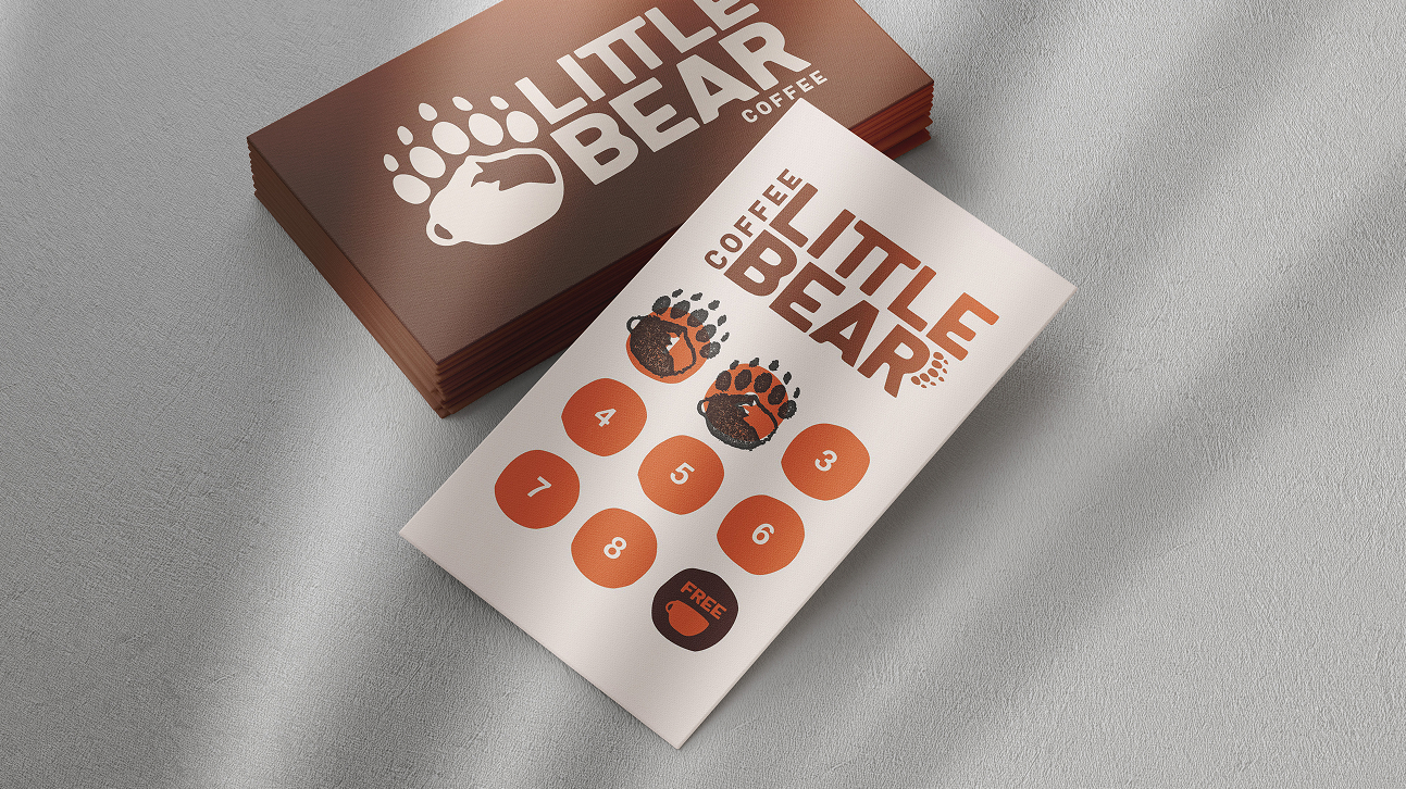 Impression d'une carte de fidélité pour un café